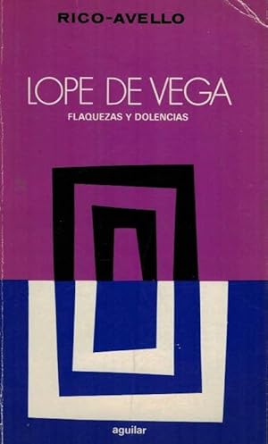 Seller image for LOPE DE VEGA. FLAQUEZAS Y DOLENCIAS. for sale by Librera Torren de Rueda