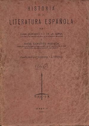 Seller image for HISTORIA DE LA LITERATURA ESPAOLA. 2 vols. for sale by Librera Torren de Rueda