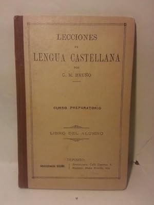 LECCIONES DE LENGUA CASTELLANA. Curso Preparatorio. Libro Del Alumno.