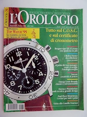 Seller image for L'OROLOGIO DallaTecnica allo Stile Numero 34 Ottobre 1995, Mensile - Anno IV" for sale by Historia, Regnum et Nobilia