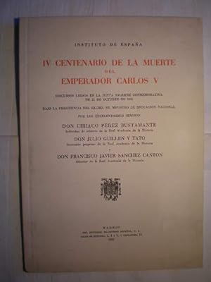 IV Centenario de la muerte del emperador Carlos V