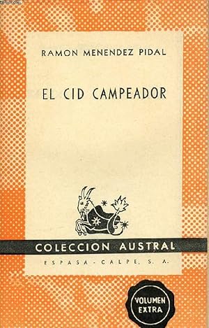 Imagen del vendedor de EL CID CAMPEADOR, COLECCIN AUSTRAL, N 1000 a la venta por Le-Livre