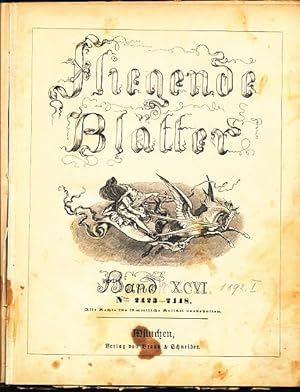 Fliegende Blätter. 3 Bände. Band 96, Nro. 2423-2448 (1892) - Band 104, Nro. 2631-2656 (1898) - Ba...