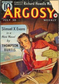 Bild des Verkufers fr ARGOSY Weekly: July 30, 1938 ("Three Against the Stars") zum Verkauf von Books from the Crypt
