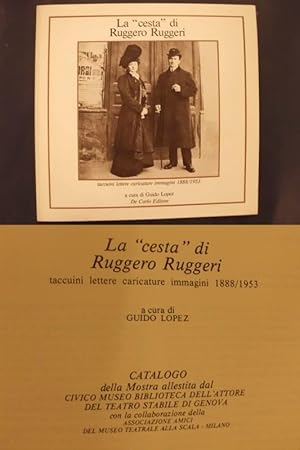 Bild des Verkufers fr La cesta di Ruggero Ruggeri - taccuini lettere caricature immagini 1888/1953 zum Verkauf von Buchantiquariat Uwe Sticht, Einzelunter.