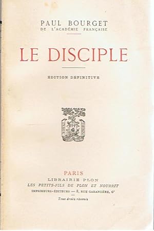 Le Disciple - édition définitive