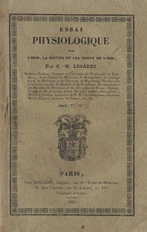 essai physiologique sur l'iris, la rétine et les nerfs de l'oeil