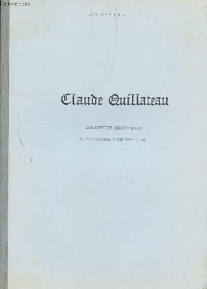 Seller image for CLAUDE QUILLATEAU - INDISCRETIONS BIOGRAPHIQUES OU LES PASSIONS D'UNE DOUBLE VIE. for sale by Le-Livre