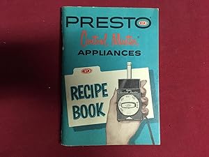 PRESTO CONTROL MASTER APPLIANCES RECIPE BOOK