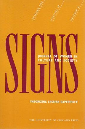 Bild des Verkufers fr Signs: Journal of Women in Culture and Society Volume 18, Number 4 (Summer 1993) Theorizing Lesbian Experience zum Verkauf von Bookfeathers, LLC