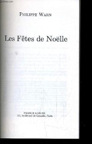 Image du vendeur pour LES FETES DE NOELLE. mis en vente par Le-Livre