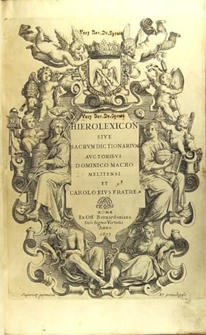 Seller image for Hierolexicon, sive sacrum dictionarium for sale by Rulon-Miller Books (ABAA / ILAB)