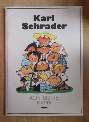 Acht bunte Blätter - Kunstmappe.