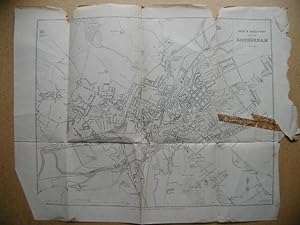 Kelly's Directory Map of Rotherham.