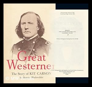 Seller image for Great Westerner; the Story of Kit Carson for sale by MW Books
