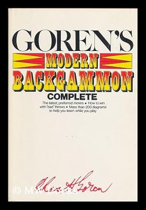 Seller image for Modern Backgammon Complete for sale by MW Books Ltd.