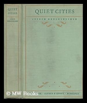Imagen del vendedor de Quiet Cities a la venta por MW Books Ltd.