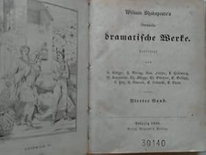 Bild des Verkufers fr Smtliche dramatische Werke Vierte Band. zum Verkauf von books4less (Versandantiquariat Petra Gros GmbH & Co. KG)