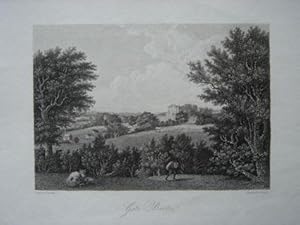 Original Antique Engraving Illustrating Gate Burton. Engraved By B. Howlett and Dated 1798.