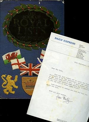 Imagen del vendedor de The Book of Royal Lists a la venta por Little Stour Books PBFA Member