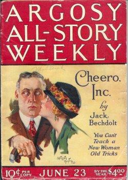 Imagen del vendedor de ARGOSY ALL-STORY Weekly: June 23, 1923 a la venta por Books from the Crypt