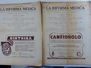 "Anno LX Napoli, Febbraio / Marzo, Aprile / Giugno 1946 - LA RIFORMA MEDICA Giornale Settimanale ...