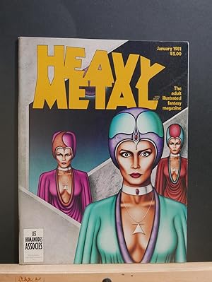 Bild des Verkufers fr Heavy Metal Magazine January 1981 zum Verkauf von Tree Frog Fine Books and Graphic Arts