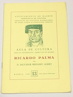 Seller image for Ricardo Palma. for sale by LIBRERA DEL PRADO
