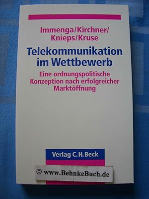 Bild des Verkufers fr Telekommunikation im Wettbewerb. Ulrich Immenga zum Verkauf von Antiquariat BehnkeBuch