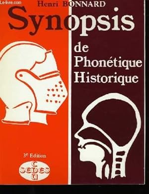 Bild des Verkufers fr SYNOPSIS DE PHONETIQUE HISTORIQUE. zum Verkauf von Le-Livre
