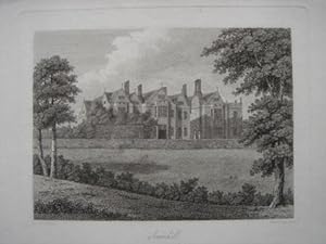 Seller image for Original Antique Engraving Illustrating Somerhill in Kent. By Paul Amsinck. Published By E.Lloyd in 1809 for sale by Rostron & Edwards