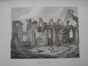Seller image for Original Antique Engraving Illustrating Mayfield Place in Kent. By Paul Amsinck. Published By E.Lloyd in 1809 for sale by Rostron & Edwards