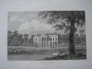 Original Antique Engraving Illustrating Porkington in Shropshire. Published By W. Emans in 1830