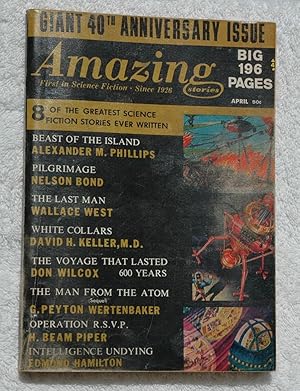 Bild des Verkufers fr AMAZING STORIES-Giant 40th Anniversary Issue zum Verkauf von Preferred Books
