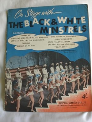 On Stage with the Black and White Minstrels- sheet music