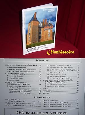 DONJONS ET MANOIRS EN MAINE ORIENTAL ( SARTHE ) ----- [ Castrum Europe N° 37-38 ]