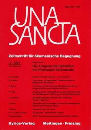 Una Sancta 59.Jahrgang. Heft 2. Hauptthema: Die Aufgabe der Rezeption ökumenischer Dokumente.