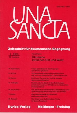 Una Sancta 58.Jahrgang. Heft 2. Hauptthema: Ökumene zwischen Ost und West.