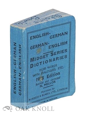 MIDGET DICTIONARIES ENGLISH-GERMAN GERMAN-ENGLISH
