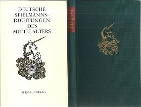 Seller image for Deutsche Spielmannsdichtungen des Mittelalters. Nacherzhlt und herausgegeben von Gretel und Wolfgang Hecht for sale by Antiquariat Axel Kurta