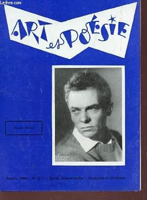Imagen del vendedor de ART ET POESIE - ANNEE 1960 - N2/12 - SEPT-OCT / L'OEUVRE DE WILFRID LUCAS - HOMMAGE A PICASSO PAR J. COCTEAU / NOMBREUX POEMES / LA GUERRE ET LA PAIX PAR J. LEPAGE . NOS CHRONIQUES. a la venta por Le-Livre