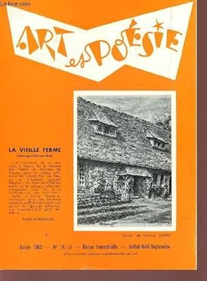 Imagen del vendedor de ART ET POESIE - ANNEE 1963 - N14-24 - JUIL-AOUT-SEPT / LE Ve CONGRES DE LA SPAF / A PROPOS DE L4INEDIT DE BALZAC / GEORGES BRAQUE N'EST PLUS / ARTS / POMES / CHRONIQUES. a la venta por Le-Livre