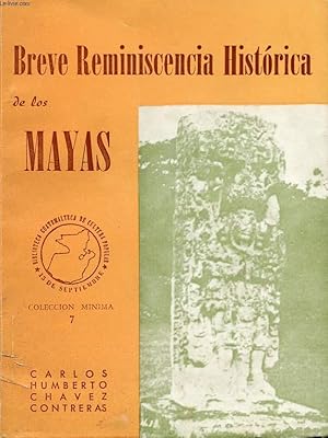 Seller image for BREVE REMINISCENCIA HISTORICA DE LOS MAYAS for sale by Le-Livre