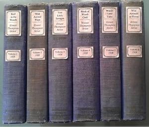 Seller image for The Library of Pioneering and Woodcraft; (6) Volume Complete Set. Rolf in the Woods, Wild Animal Ways, Two Little Savages, Book of Woodcraft, Woodland Tales, Wild Animals at Home for sale by dC&A Books