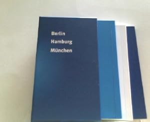 Bild des Verkufers fr City Edition - Berlin, Hamburg & Mnchen: Drei Bnde in Lederoptik in elegantem Schuber, mit Notizbuch (MERIAN live) zum Verkauf von ABC Versand e.K.