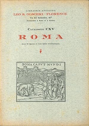 Seller image for Choix de livres anciens rares et curieux. Vol. 11/2: Roma for sale by Libro Co. Italia Srl