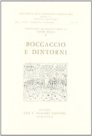 Imagen del vendedor de Miscellanea di studi in onore di Vittore Branca. Vol. 2: Boccaccio e dintorni. a la venta por Libro Co. Italia Srl