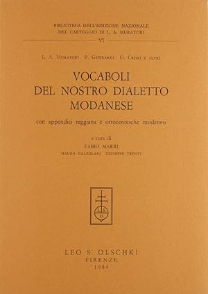Seller image for Vocaboli del nostro dialetto modanese for sale by Libro Co. Italia Srl