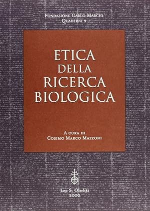 Image du vendeur pour Etica della ricerca biologica mis en vente par Libro Co. Italia Srl