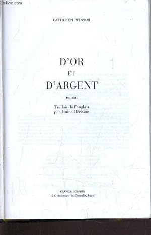 Bild des Verkufers fr D'OR ET D'ARGENT. zum Verkauf von Le-Livre
